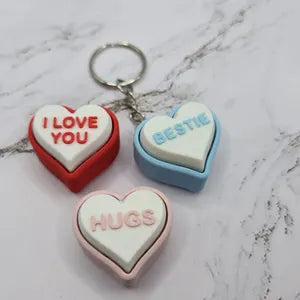 Conversation Hearts | Fidget Toys | Clicky fun | Sensory Toy | Valentines gift | Keychain Fidget Toy | Galentines Gift