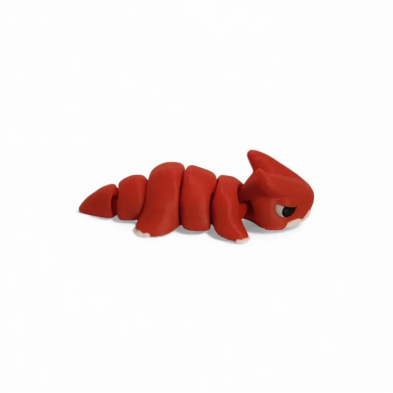 Elemental Chonks — Fire Chonk (red) — 3D printed collectible figure