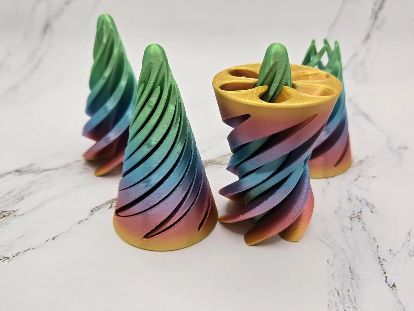Vortex Fidget Toy | Sensory Toy | Toys for Autism | Spiral Cone | 3D Printed Spiral | Rainbow Vortex