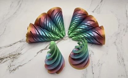 Vortex Fidget Toy | Sensory Toy | Toys for Autism | Spiral Cone | 3D Printed Spiral | Rainbow Vortex