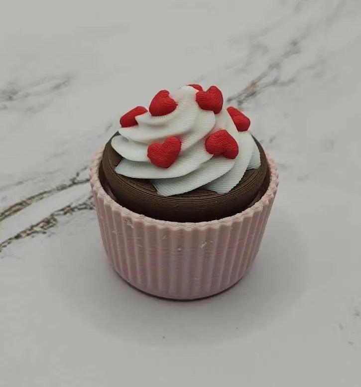 Cupcake Keychains | Valentines Cupcake | Fidget Toy | Blue Cupcake | Dessert | Sensory Toy | Toys for Calming