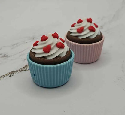 Cupcake Keychains | Valentines Cupcake | Fidget Toy | Blue Cupcake | Dessert | Sensory Toy | Toys for Calming