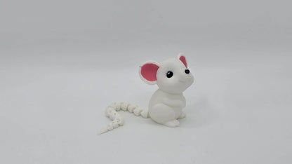 Flexible Mouse | 3D Printed Mouse | Cute Mouse | Mini Mouse | Kids Toy | Baby Mouse | Articulated Tail
