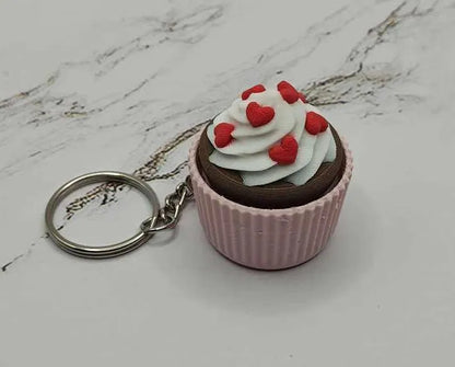 Cupcake Keychains | Valentines Cupcake | Fidget Toy | Blue Cupcake | Dessert | Sensory Toy | Toys for Calming