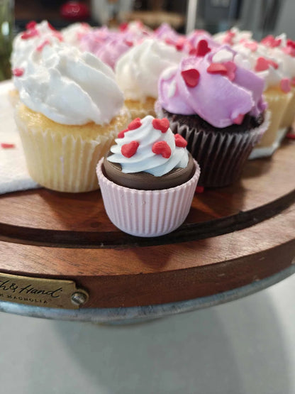 Cupcake Keychains | Valentines Cupcake | Fidget Toy | Blue Cupcake | Dessert | Sensory Toy | Toys for Calming
