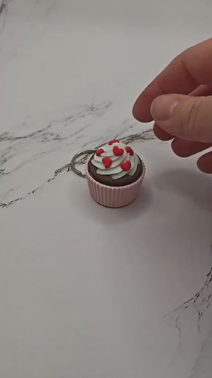 Cupcake Keychains | Valentines Cupcake | Fidget Toy | Blue Cupcake | Dessert | Sensory Toy | Toys for Calming