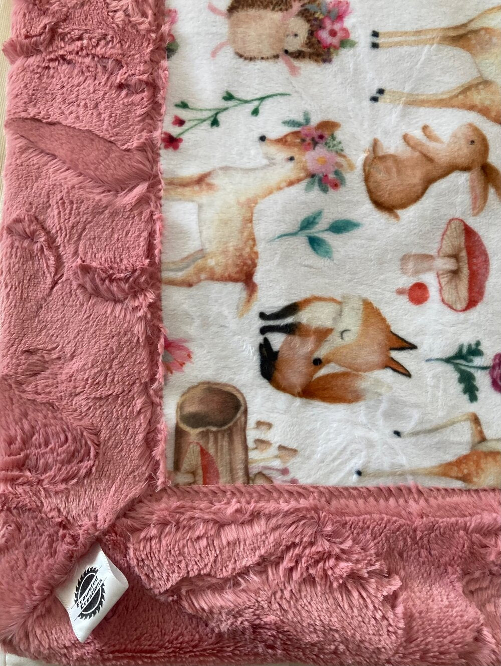 Woodland Animals Minky - FrawstedCreations