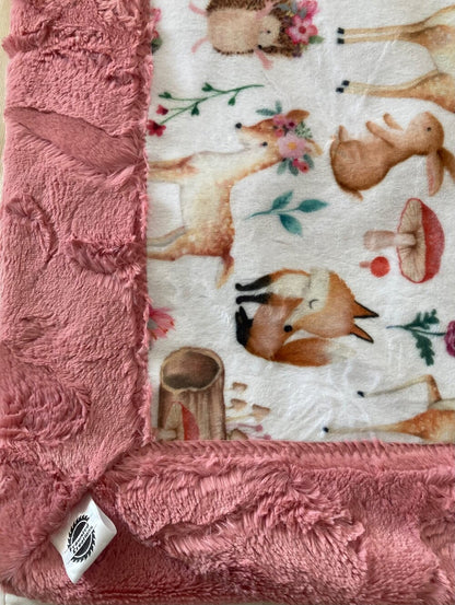 Woodland Animals Minky - FrawstedCreations