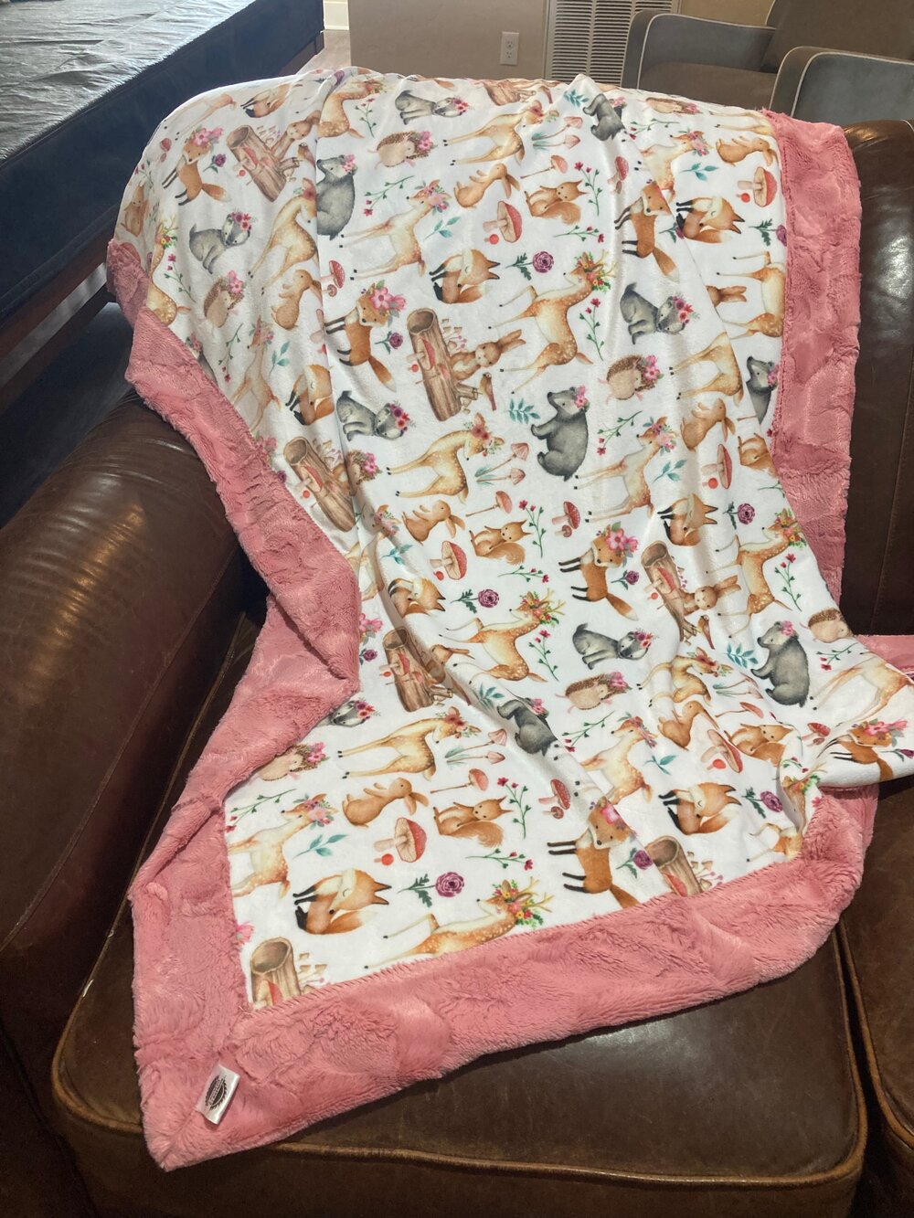 Woodland Animals Minky - FrawstedCreations